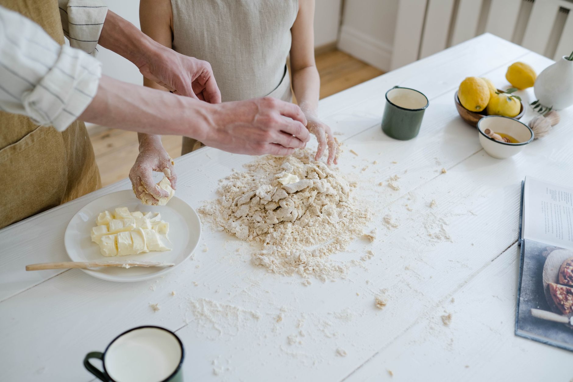 Temperature Effects on Butter and Dough Structure